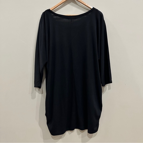 Maurices 2x 3/4 sleeve two tone black top - Picture 6 of 6